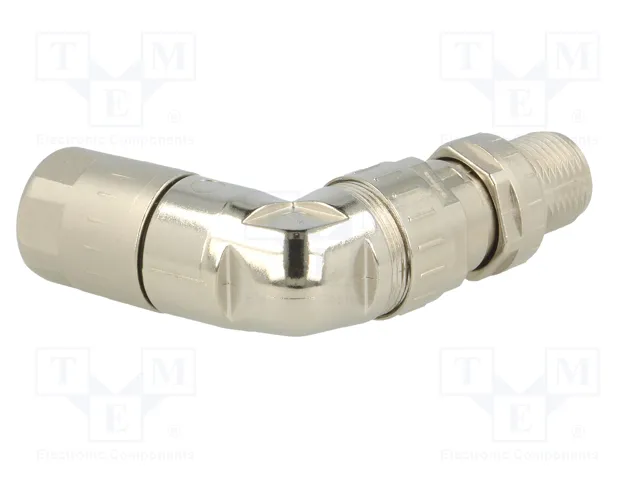 HARTING Conector M12 Slim Macho 8 Pines Angulado 90° HARTING Conector M12 Slim Macho 8 Pines Angulado 90°
