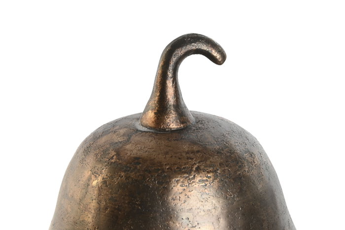 DKD Home Decor Figura de Pera en Aluminio Desgastado Dorado