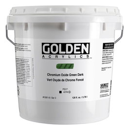 Golden Verde Óxido de Cromo Oscuro Heavy Body 3.78 L