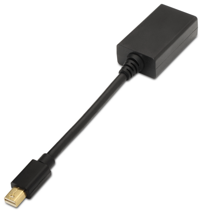 Aisens Conversor Mini DisplayPort a HDMI A125-0137 Negro 15cm