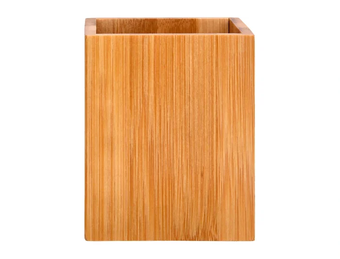 Liderpapel Cubilete Portalapices Ecouse Bambú 100% Natural Cuadrado 80x80x100 mm Liderpapel Cubilete Portalapices Ecouse Bambú 100% Natural Cuadrado 80x80x100 mm