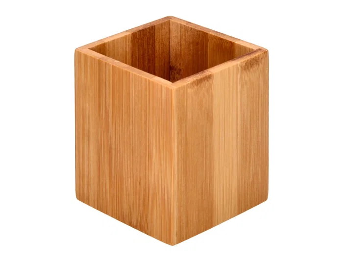 Liderpapel Cubilete Portalapices Ecouse Bambú 100% Natural Cuadrado 80x80x100 mm Liderpapel Cubilete Portalapices Ecouse Bambú 100% Natural Cuadrado 80x80x100 mm