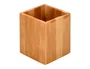Liderpapel Cubilete Portalapices Ecouse Bambú 100% Natural Cuadrado 80x80x100 mm