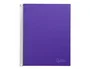 Liderpapel Cuaderno espiral A4 Micro Jolly tapa forrada lila 140 hojas 75gr cuadro 5mm