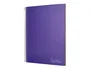 Liderpapel Cuaderno espiral A4 Micro Jolly tapa forrada lila 140 hojas 75gr cuadro 5mm
