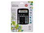 Liderpapel xf39 Calculadora Sobremesa 12 Dígitos Solar y Pilas Color Negro 40% Reciclada 190x140x32 mm