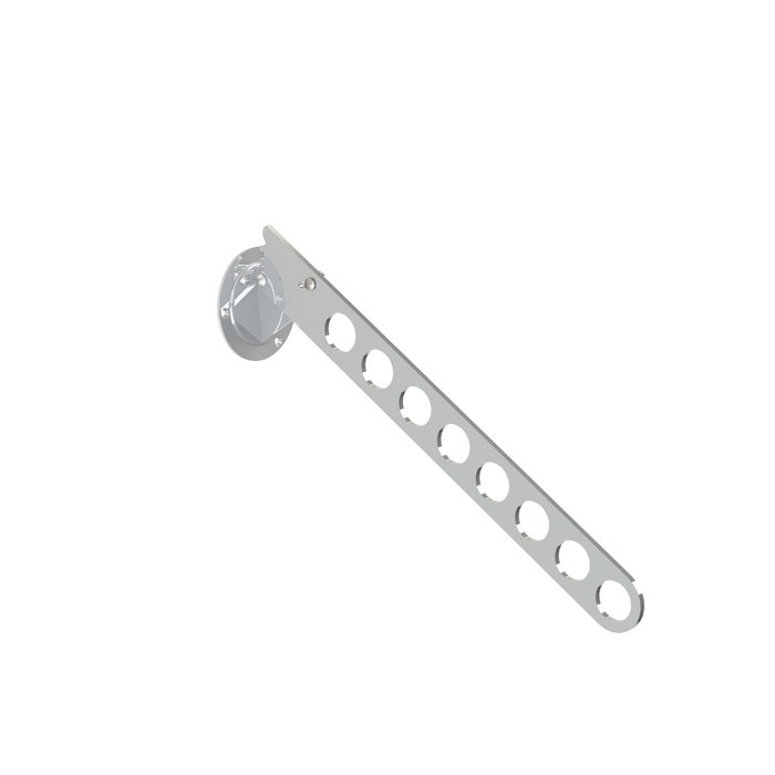 HERRAJES ALK Serie Óptima 8P Perchero Frontal Inclinable Acabado Cromo con 8 Perchas HERRAJES ALK Serie Óptima 8P Perchero Frontal Inclinable Acabado Cromo con 8 Perchas