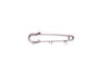 Innspiro Aguja broche metálica 3 anillas plateada envejecida 50,0x10,7mm, 2u. (Pack de 2) Unitario
