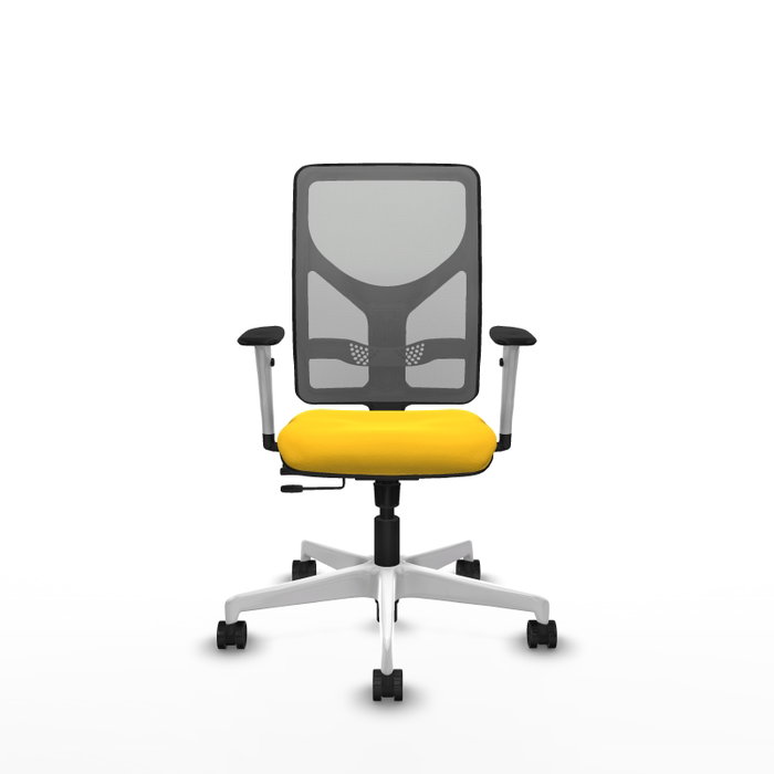 PIQUERAS Y CRESPO Silla de oficina Motilla con mecanismo Sincro/Traslack, Amarillo y Gris PIQUERAS Y CRESPO Silla de oficina Motilla con mecanismo Sincro/Traslack, Amarillo y Gris