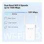 Mercusys ME60X AX1500 Wi-Fi 6 Range Extender Blanco
