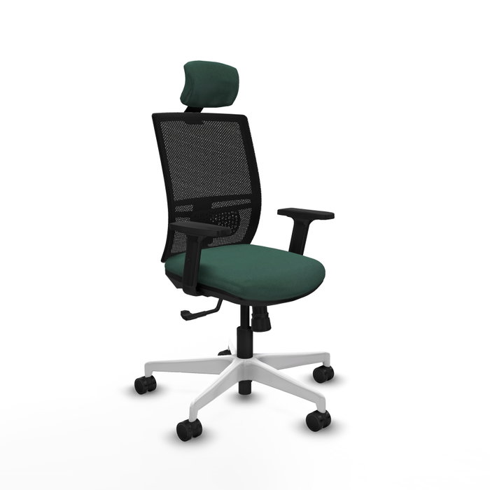 PIQUERAS Y CRESPO Silla de oficina Yunquera Verde botella con mecanismo Sincro PIQUERAS Y CRESPO Silla de oficina Yunquera Verde botella con mecanismo Sincro