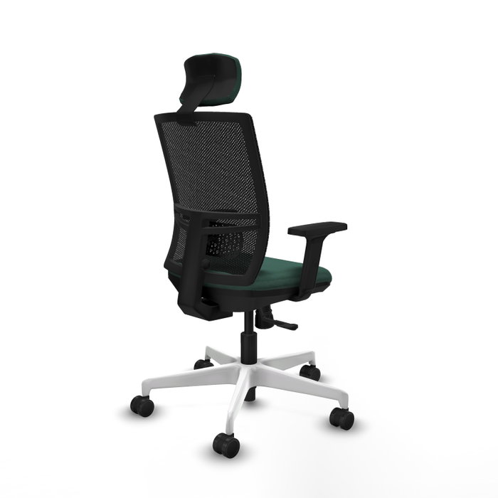 PIQUERAS Y CRESPO Silla de oficina Yunquera Verde botella con mecanismo Sincro PIQUERAS Y CRESPO Silla de oficina Yunquera Verde botella con mecanismo Sincro