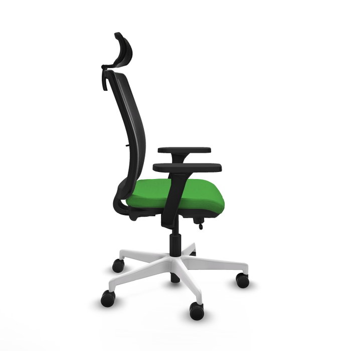 PIQUERAS Y CRESPO Silla de oficina Haches Verde y Negro