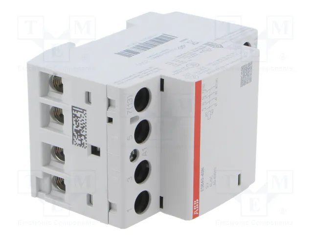 ABB Contactor ESB 4-polar 40A 12VAC/12VDC ABB Contactor ESB 4-polar 40A 12VAC/12VDC