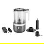 Kitchenaid 5KFCB519 EDG Picadora de Alimentos Inalámbrica Gris Marengo con Batería de 12V y Bol de 1.18L