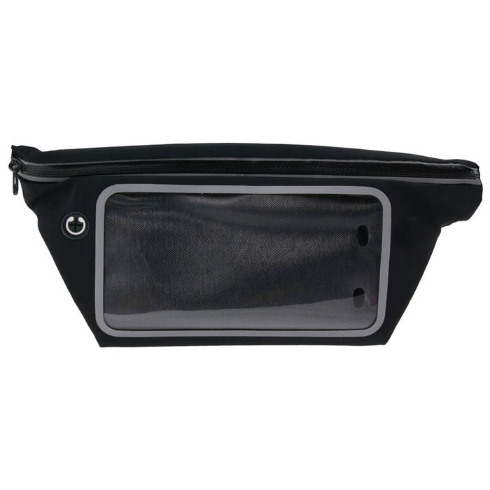 Be Mix Riñonera Deportiva Impermeable con Ventana Táctil para Móvil y Bolsillo para Llaves