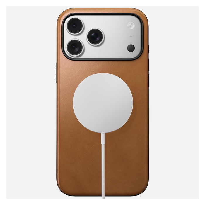 Nomad iPhone 17 Pro Max Funda Modern Leather Case English Tan