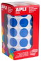 Apli Gomets Redondos 20mm Azul Rollo de 1770 Unidades