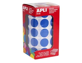 Apli Gomets Redondos 20mm Azul Rollo de 1770 Unidades
