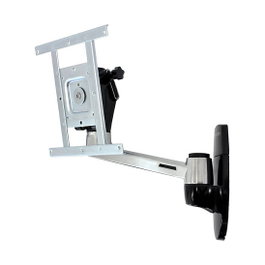 Ergotron LX HD Brazo Articulado para Montaje en Pared, Compatible VESA 75x75-200x200mm, Sostiene hasta 22.7kg y Pantallas de hasta 42" (106cm), Color Aluminio
