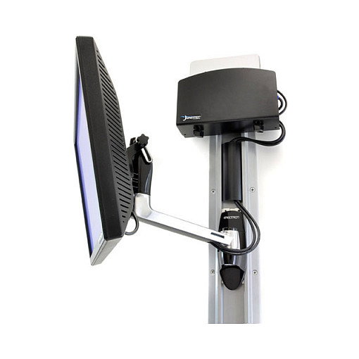 Ergotron LX HD Brazo Articulado para Montaje en Pared, Compatible VESA 75x75-200x200mm, Sostiene hasta 22.7kg y Pantallas de hasta 42" (106cm), Color Aluminio