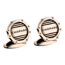 CHOPARD Gemelos Classic Racing Superfast de acero oro rosa