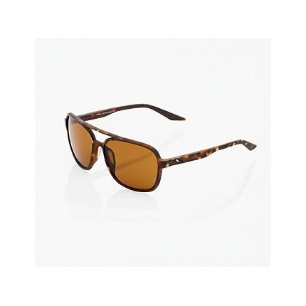 100percent Kasia con lentes PEAKPOLAR Soft Tact Havana