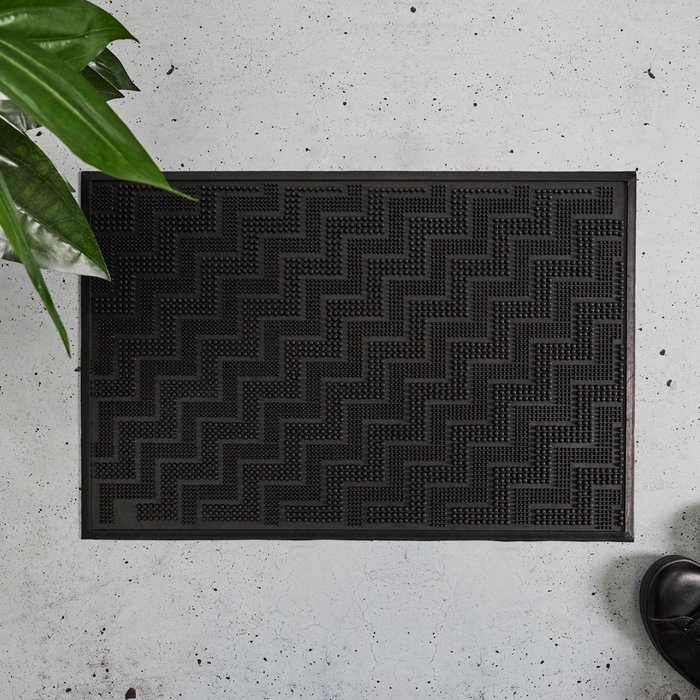 Je cherche une Idee Felpudo Goma Relieve Antideslizante 40x60 cm