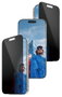 PanzerGlass Protector de Pantalla Privacy con Marco Negro para iPhone 17 Pro