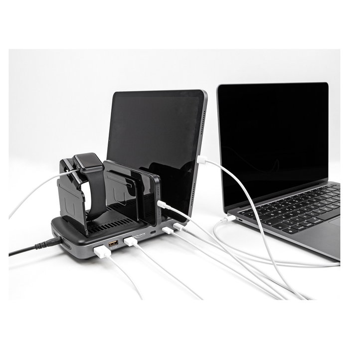 DeLOCK Estación de carga USB 41461 con 3 x USB Type-C™ PD y 3 x USB Tipo-A (112 W) DeLOCK Estación de carga USB 41461 con 3 x USB Type-C™ PD y 3 x USB Tipo-A (112 W)
