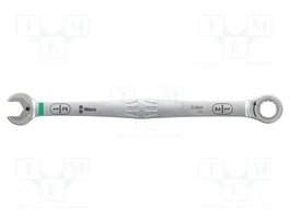 WERA Llave plana-estriada con trinquete de 1/2 pulgada, 245 mm