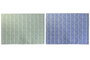 DKD Home Decor Surtido de 4 Alfombras PP 150x210x1 cm