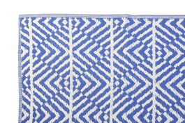 DKD Home Decor Alfombra Verde Menta Azul Poliéster 210 x 150 cm (4 Unidades)