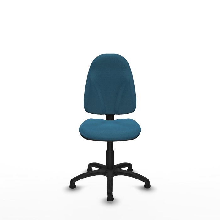 PIQUERAS Y CRESPO Silla de oficina Algarra Verde petróleo sin brazos PIQUERAS Y CRESPO Silla de oficina Algarra Verde petróleo sin brazos