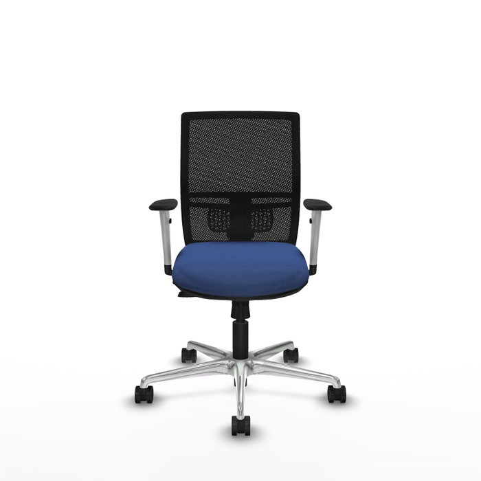 PIQUERAS Y CRESPO Silla de oficina Yunquera con mecanismo Sincro/Traslack, Azul marino y Negro PIQUERAS Y CRESPO Silla de oficina Yunquera con mecanismo Sincro/Traslack, Azul marino y Negro