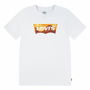 Camiseta de Manga Corta Infantil Levi's Lvb Golden Glow Batwing Blanco