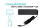 I-tec Cargador Universal USB-C 100W PD 3.0 para Portátil, Tablet y Smartphone, Adaptador de Corriente con Protección - Negro, CHARGER-C100W