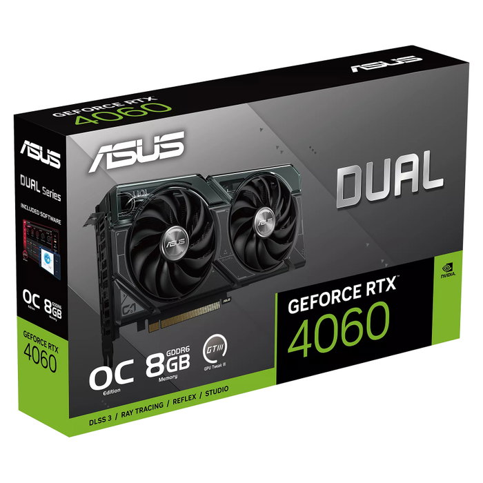 ASUS Dual -RTX4060-O8G NVIDIA GeForce RTX 4060 8 GB GDDR6 ASUS Dual -RTX4060-O8G NVIDIA GeForce RTX 4060 8 GB GDDR6