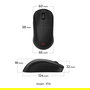 BenQ ZOWIE U2 Ratón Gaming Wireless Ambidiestro Óptico 3200 DPI 5 Botones Negro Recargable Plug and Play