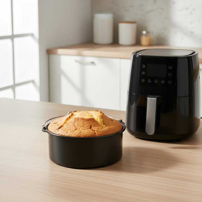 Molde Acero con Asa Metal Ideal Airfry Pyrex® 20x19x7,5 cm Molde Acero con Asa Metal Ideal Airfry Pyrex® 20x19x7,5 cm