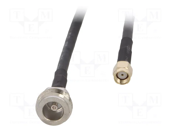 QOLTEC Cable Coaxial RG58 1m N hembra a RP-SMA macho QOLTEC Cable Coaxial RG58 1m N hembra a RP-SMA macho