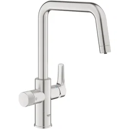 Grohe Grifo con Filtro de Cocina Supersteel Filtración de Agua Caño Alto Rotación 150° 30595DC0
