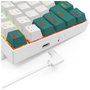 Redragon Singed K678WG-RGB-PRO Teclado Gaming Inalámbrico Mecánico 82 Teclas RGB Verde Distribución Inglés