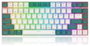 Redragon Singed K678WG-RGB-PRO Teclado Gaming Inalámbrico Mecánico 82 Teclas RGB Verde Distribución Inglés