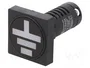 SPAMEL Indicador de toma de tierra PK22 22mm