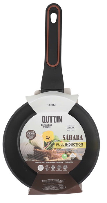 Quttin Sartén 18 cm Aluminio Forjado Mango Soft Full Saha (6 Unidades)