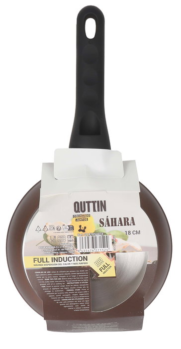 Quttin Sartén 18 cm Aluminio Forjado Mango Soft Full Saha (6 Unidades)