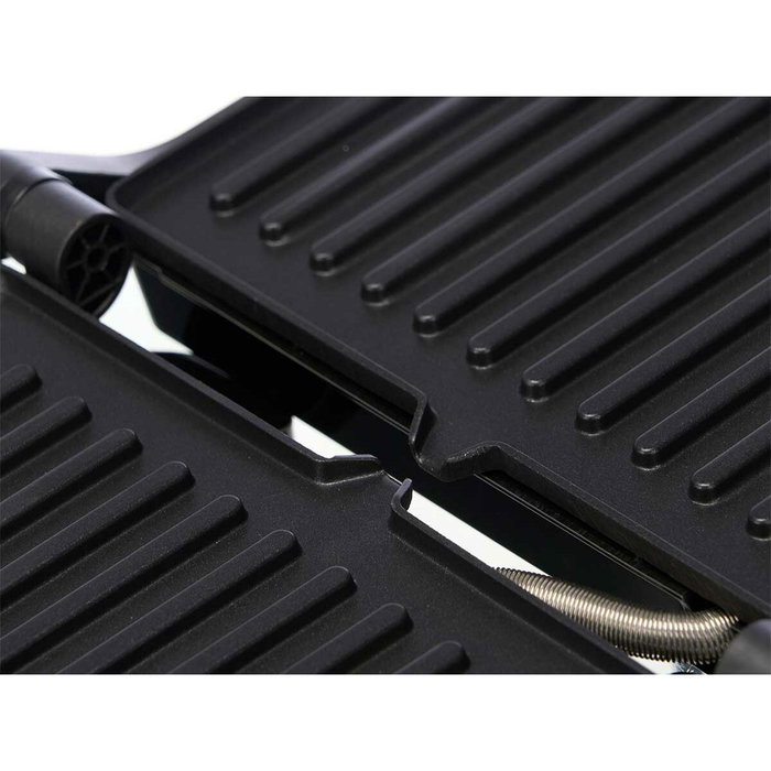 Argon Parrilla Doble Presión de Acero Negra 1500W