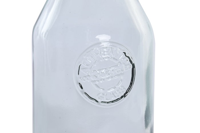 DKD Home Decor Botella de Vidrio Reciclado 1.2L Transparente DKD Home Decor Botella de Vidrio Reciclado 1.2L Transparente