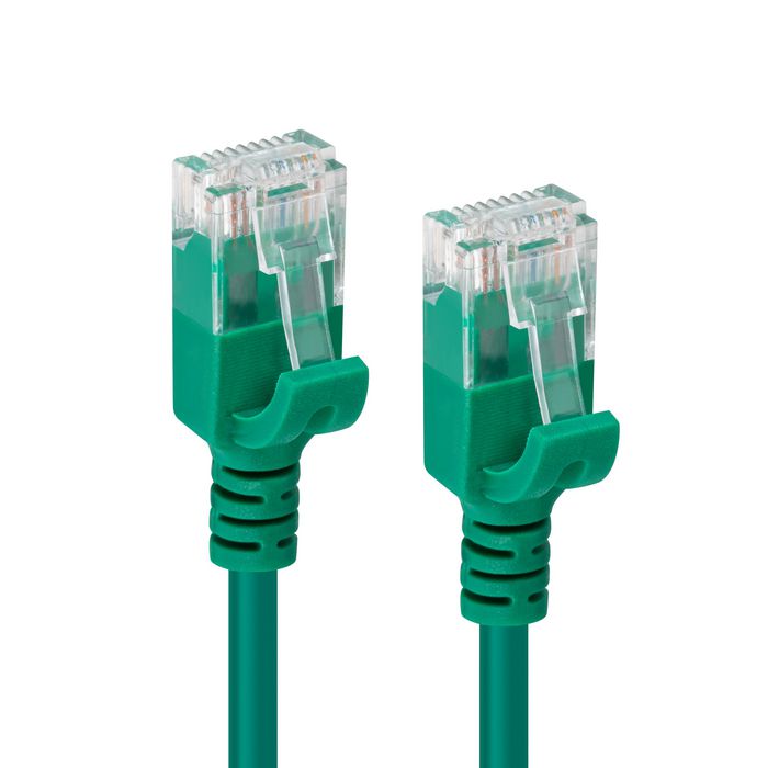 MicroConnect Cable de Red CAT6a U/UTP Slim 5m Verde